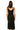 Sample Black & Neon Green Scattered Rhinestone Midi Dress