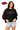 Licensed Sample Arkansas Logo Scattered Jewel & Feather Sleeve Sweatshirt