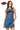 Licensed Sample Arkansas Scattered Jewel Denim Mascot Tank Dress