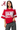 Licensed Bama Oversized Gingham Jersey Tee