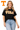 Licensed Tennessee Black Patterned Letters Tee