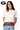 Licensed Sample UGA White Mascot Bead Fringe Tee