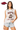 Licensed Sample Arkansas Grey & White Striped Sequin Football Knit Tank