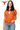 Licensed Texas Mascot Scattered Jewel Feather Short Sleeve Sweater