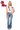 Licensed Ole Miss Multi Rhinestone Scattered Logo Tee
