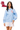 Licensed Sample Ole Miss Mascot Pocket Jersey Button Up Dress