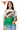Licensed Sample UT Colorblock Sequin Football & Field Goal Feather Bottom Knit Tank