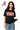 Licensed Sample Black Alabama Polka Dot Print 'TIDE' tee