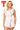 Licensed Sample Texas Tech White Cotton Tie Script Trim Collar Romper