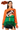 Licensed Sample Oklahoma State Colorblock Sequin Football & Field Goal Feather Bottom Sweater