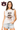 Licensed Sample Auburn Grey & White Striped Sequin Football Knit Tank