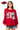 Licensed Arkansas Rhinestone Metallic Banner Sweatshirt