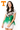 Licensed Sample Tennessee Colorblock Sequin Football & Field Goal Feather Bottom Tank