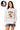 Licensed Sample FSU Grey & White Striped Sequin Football Sweater