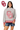 Licensed Sample Oklahoma Grey Gingham Mascot Sport Stripe Mock Neck Sweatshirt