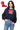 Licensed Sample Ole Miss Jeweled Shoulder Sweater