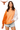 Licensed Sample UT Burnt Orange, Light Orange & White Tonal Rhinestone Mascot Sweatshirt