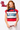 Licensed 'Ole Miss' Colorblock Jewel Letter Short Sleeve Sweater