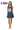 Licensed LSU Scattered Jewel Denim Sequin Mascot Tank Dress