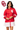 Licensed Sample Oklahoma Mascot Pocket Jersey Stripe Button Up Dress