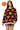 Licensed Sample Clemson Knit In Rhinestone Mascot Sweater