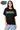 Licensed Sample Florida Black Alligator Print 'GATORS' Tee