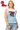 Licensed Ole Miss Mascot Striped Knit Tank