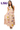 Licensed LSU Striped Sparkle Gameday Icon Cotton Midi Dress