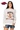 Licensed Sample Arkansas Grey & White Striped Sequin Football Sweater