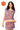 Licensed Sample Clemson Gingham Sequin Beaded Words Knit Tank & Skirt Set