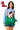 Licensed Sample Ole Miss Colorblock Sequin Football & Field Goal Feather Bottom Sweater