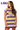 Licensed LSU Zig Zag Mascot Knit Short Sleeve Dress