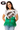 Licensed Sample UGA Colorblock Sequin Football & Field Goal Feather Bottom Tank
