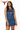 Licensed Texas Scattered Jewel Denim Sequin Mascot Tank Dress