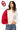 Licensed Sample Oklahoma Crimson, Beige & White Colorblock Tonal Rhinestone Mascot Sweatshirt