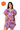 Licensed Sample Clemson Striped Sparkle Gameday Icons Poof Sleeve Top & Short Set