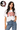 Licensed FSU White Oversized Patterned Letters Tee