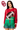 Licensed Sample Oklahoma Colorblock Sequin Football & Field Goal Feather Bottom Sweater