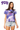 Licensed Sample TCU Tie Dye Sequin Mascot Tee