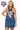 Licensed Texas A&M Scattered Jewel Denim Sequin Mascot Tank Dress