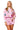 Sample Pink & White Striped Multi Mint Julep Button Up Top & Short Set