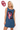 Licensed Oklahoma Scattered Jewel Denim Sequin Mascot Tank Dress