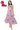 Licensed Ole Miss Striped Sparkle Gameday Icon Cotton Midi Dress