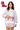 Licensed Sample Ole Miss Sequin Striped Functioning Fanny Pack Sweatshirt