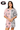 Licensed Sample UGA Scattered Mascot Polka Dot Button Up Top & Skort Set