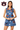 Licensed Sample Auburn Striped Sparkle Gameday Icon Collar Tank Dress