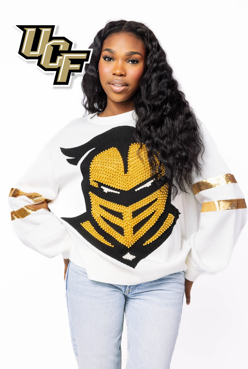 Licensed Sample - UCF Oversized Mascot Sweater