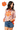 Licensed Sample Clemson Striped Mascot Sweater