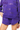 Licensed LSU Tonal Rhinestone Scattered Abbreviation Short