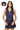 Licensed Sample Auburn Tonal Rhinestone Mascot Vets & Skirt Set